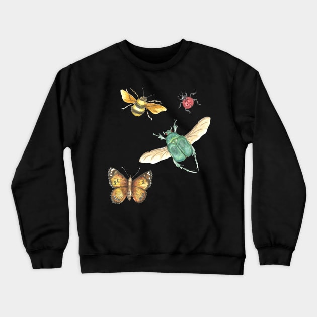 Collection of insects Crewneck Sweatshirt by Créa'RiBo